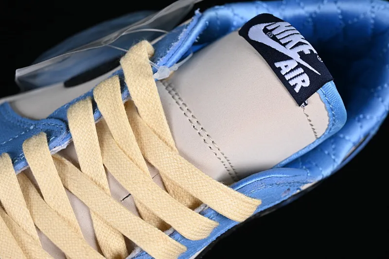 All categories Air Jordan Jordan series basketball shoes Air Jordan 1 Low Z version Air Jordan 1 Low OG AJ1 Joe 1 white and blue crackle low-top cultural casual sneakers CZ0790-141